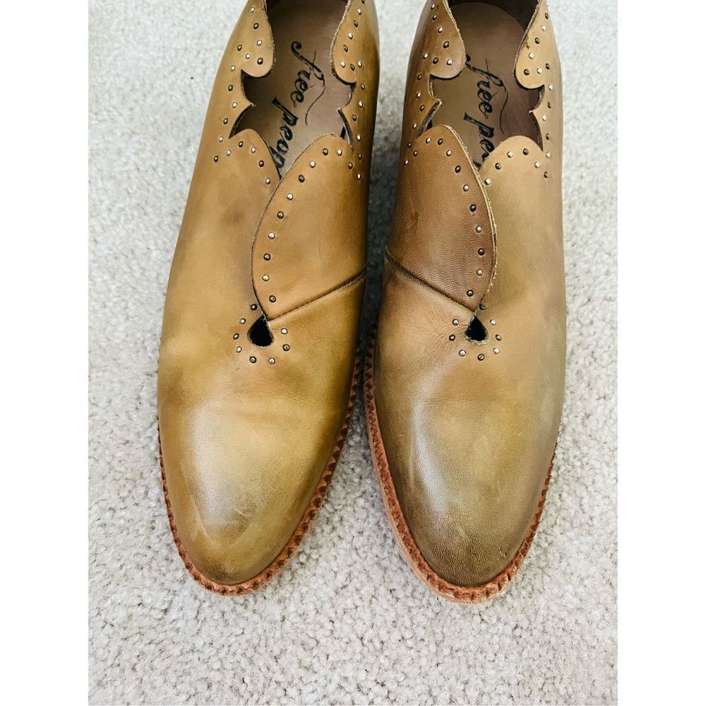 Free People Wild Wyoming tan Ankle Boots sz 9 - Picture 13 of 14